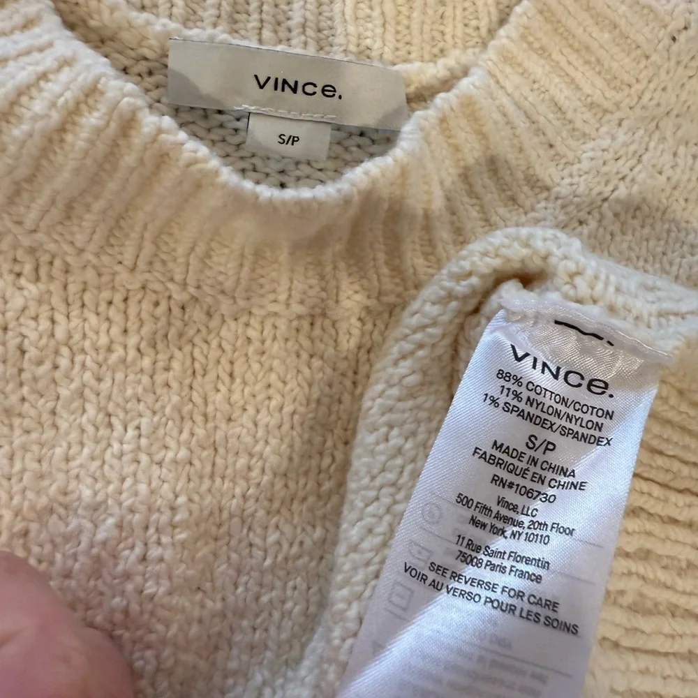 Vince Ribbed Knit Sweater NWOT - Picture 7 of 8